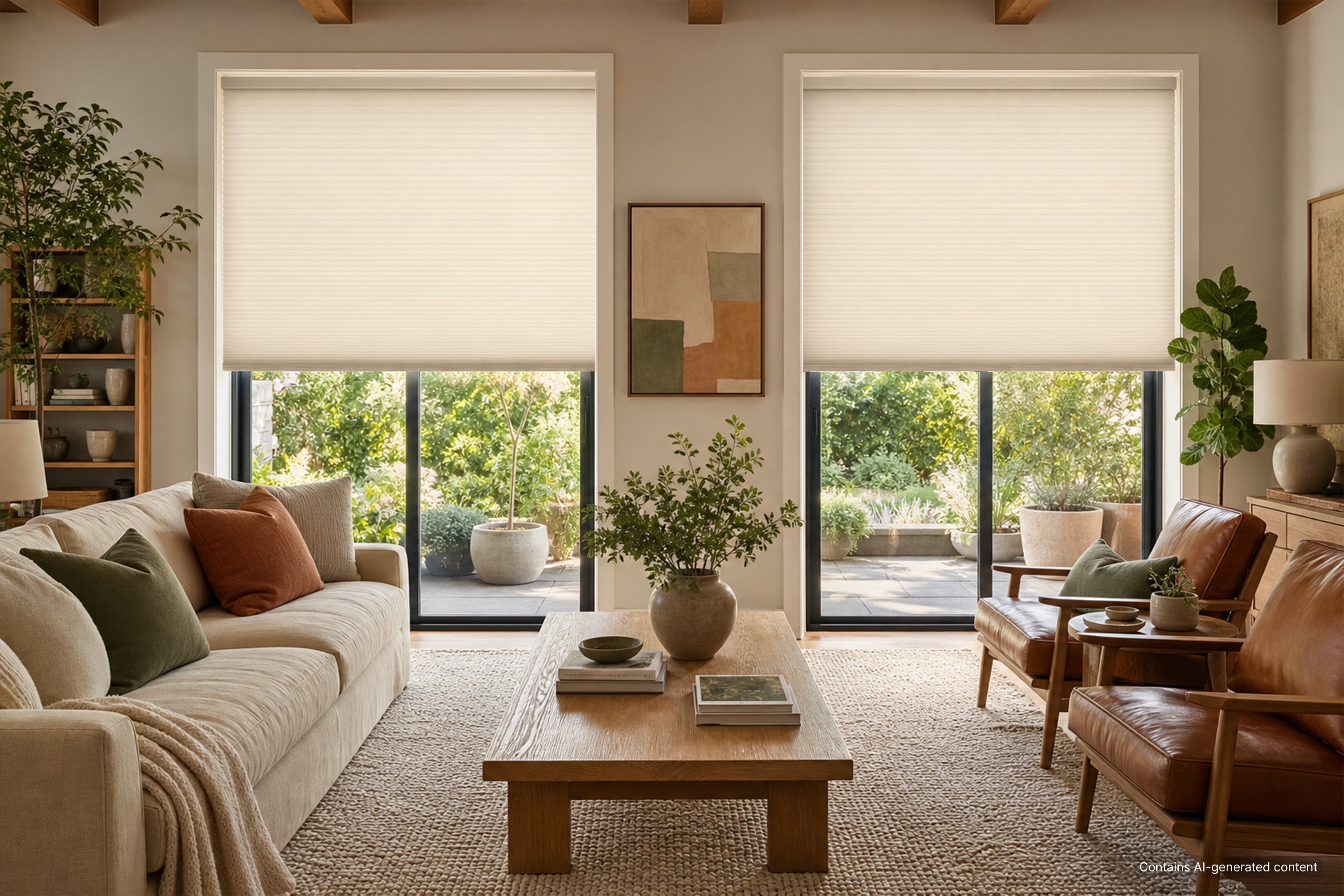 cordless large cell honeycomb shades for sliding glass doors