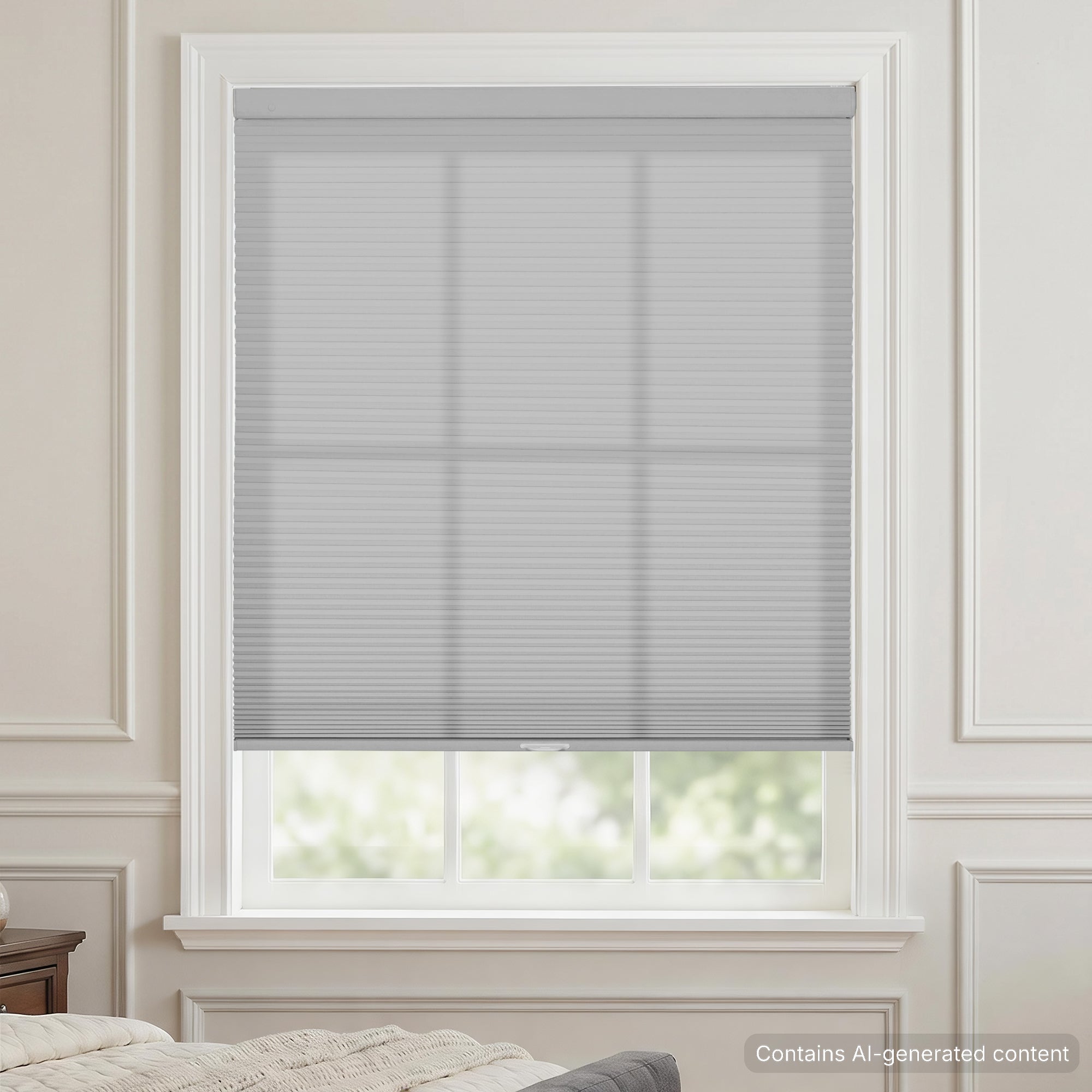 no drill fabric wrapped cellular shades-light filtering-color-minimalist gray