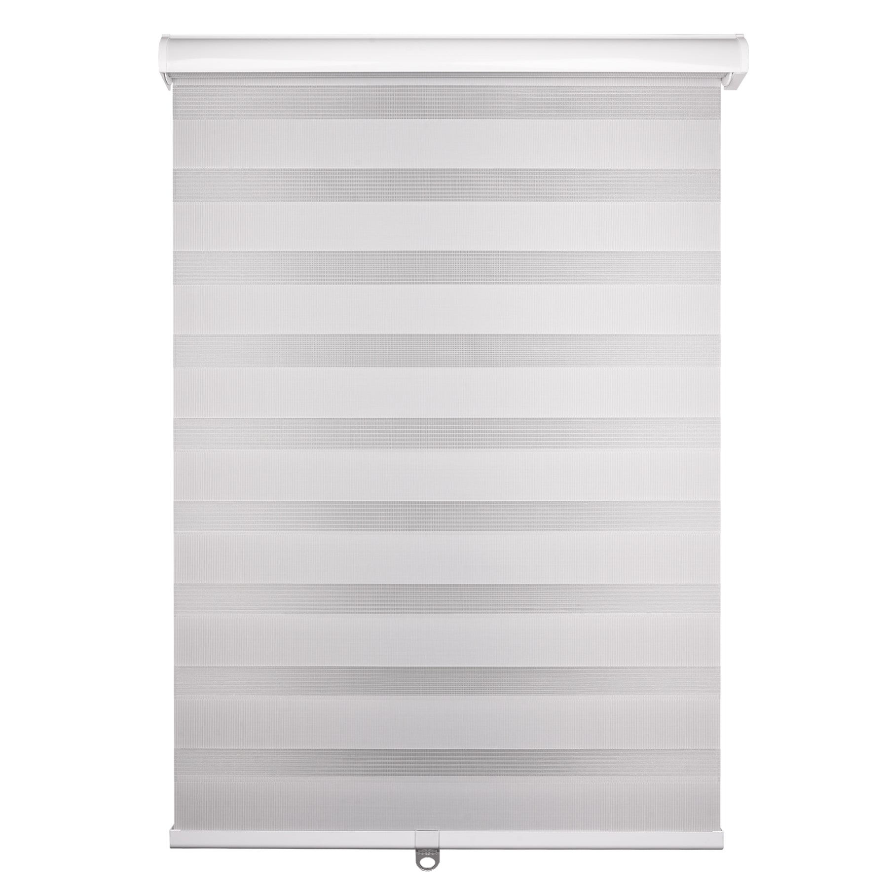 light filtering dopamine versatile scene zebra shades - signal white