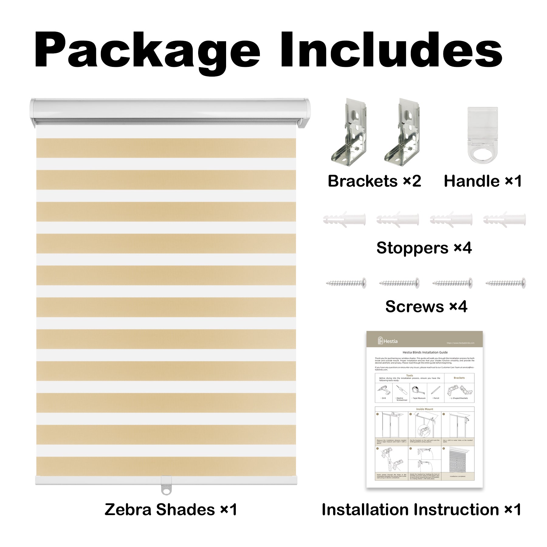 light filtering dopamine versatile scene zebra shades packaging