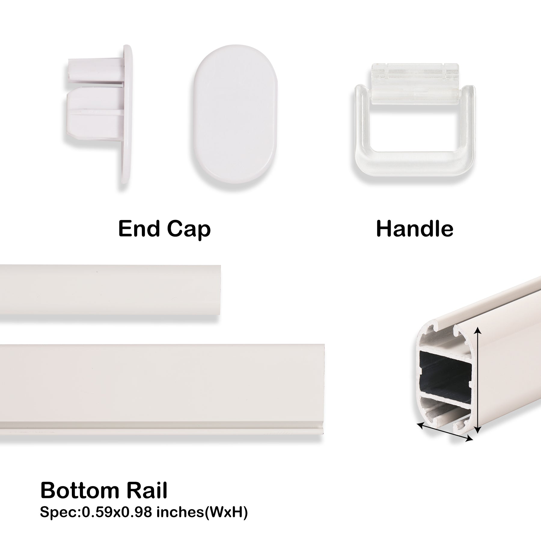 blackout waterproof bathroom roller shades bottom rail and accessories