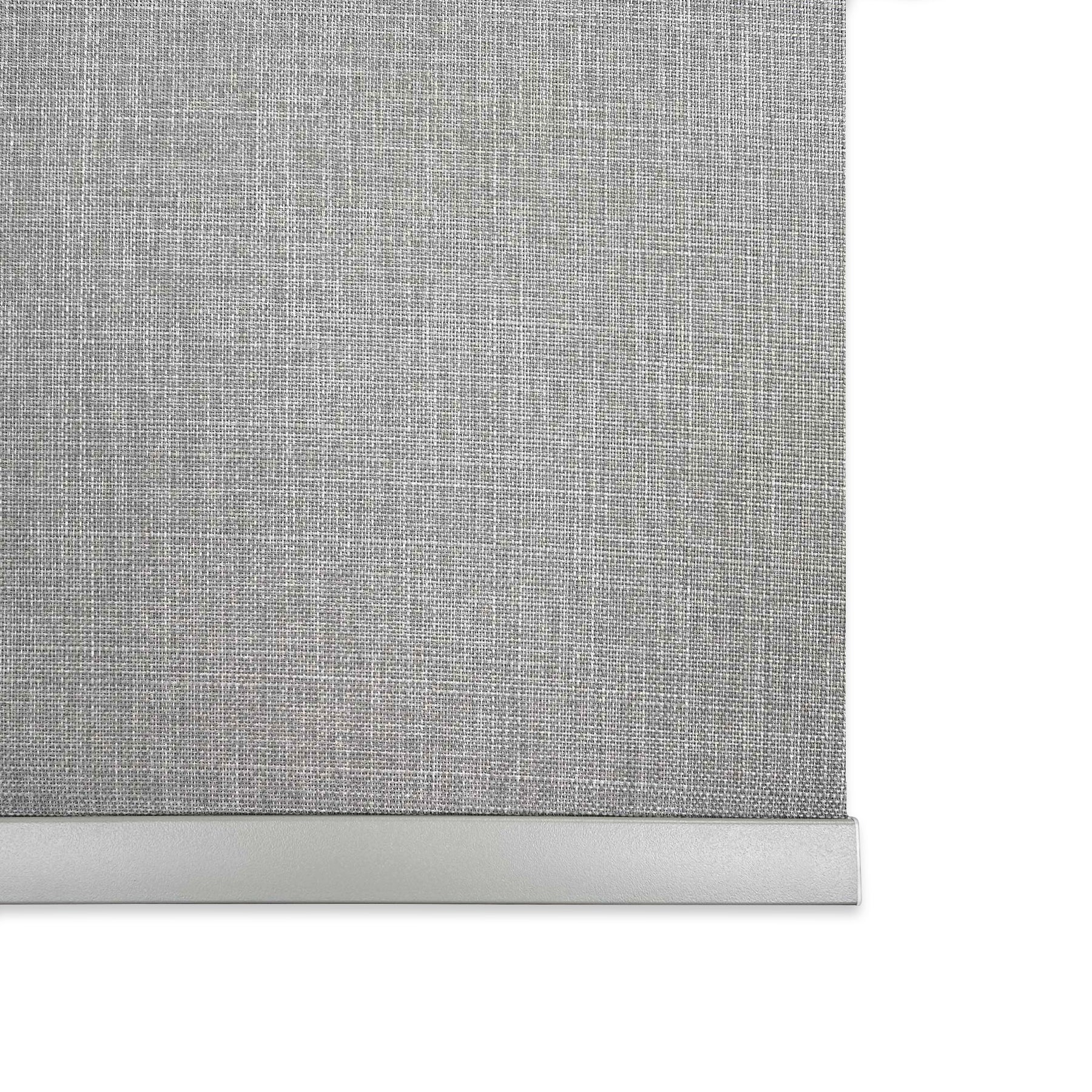 motorized blackout roller shades with square cassette edge features