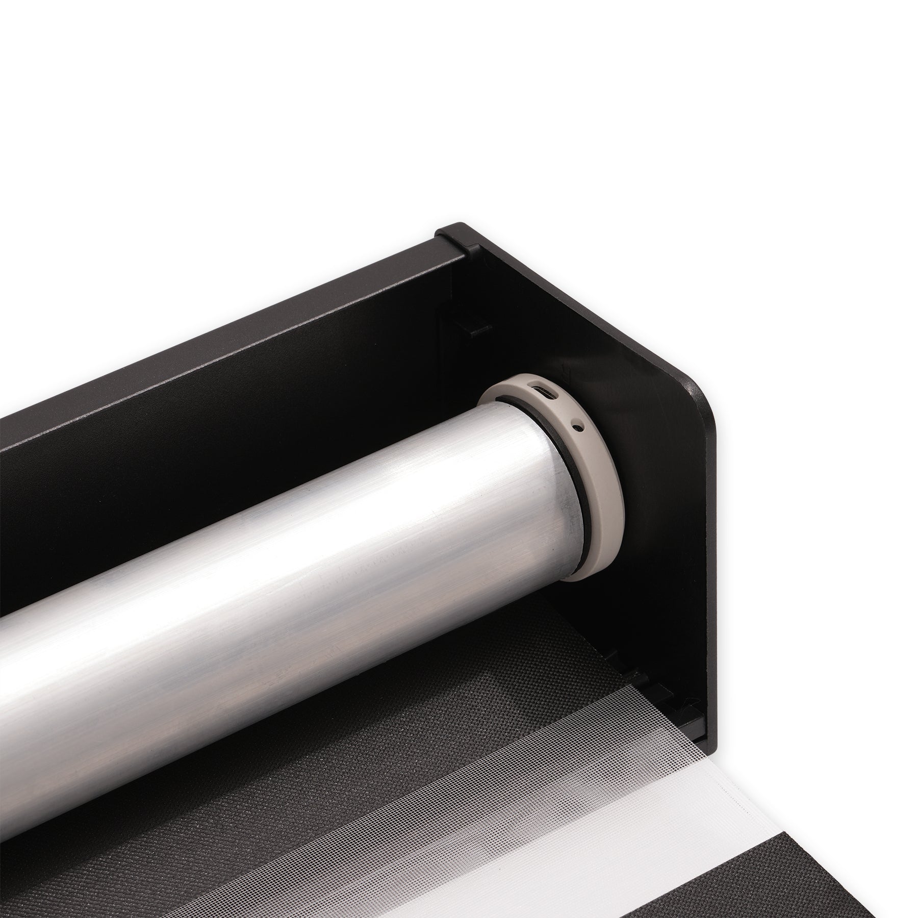 motorized room darkening privacy protection zebra shades tube