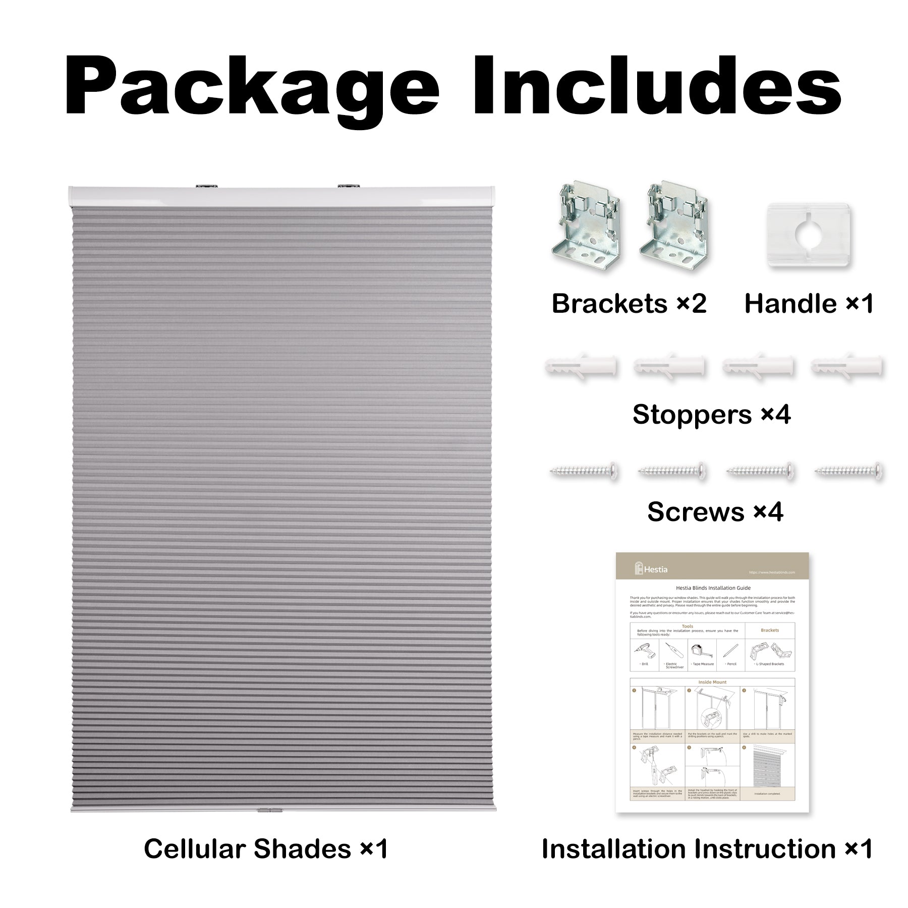 blackout modern minimalist summer cooling cellular shades packaging
