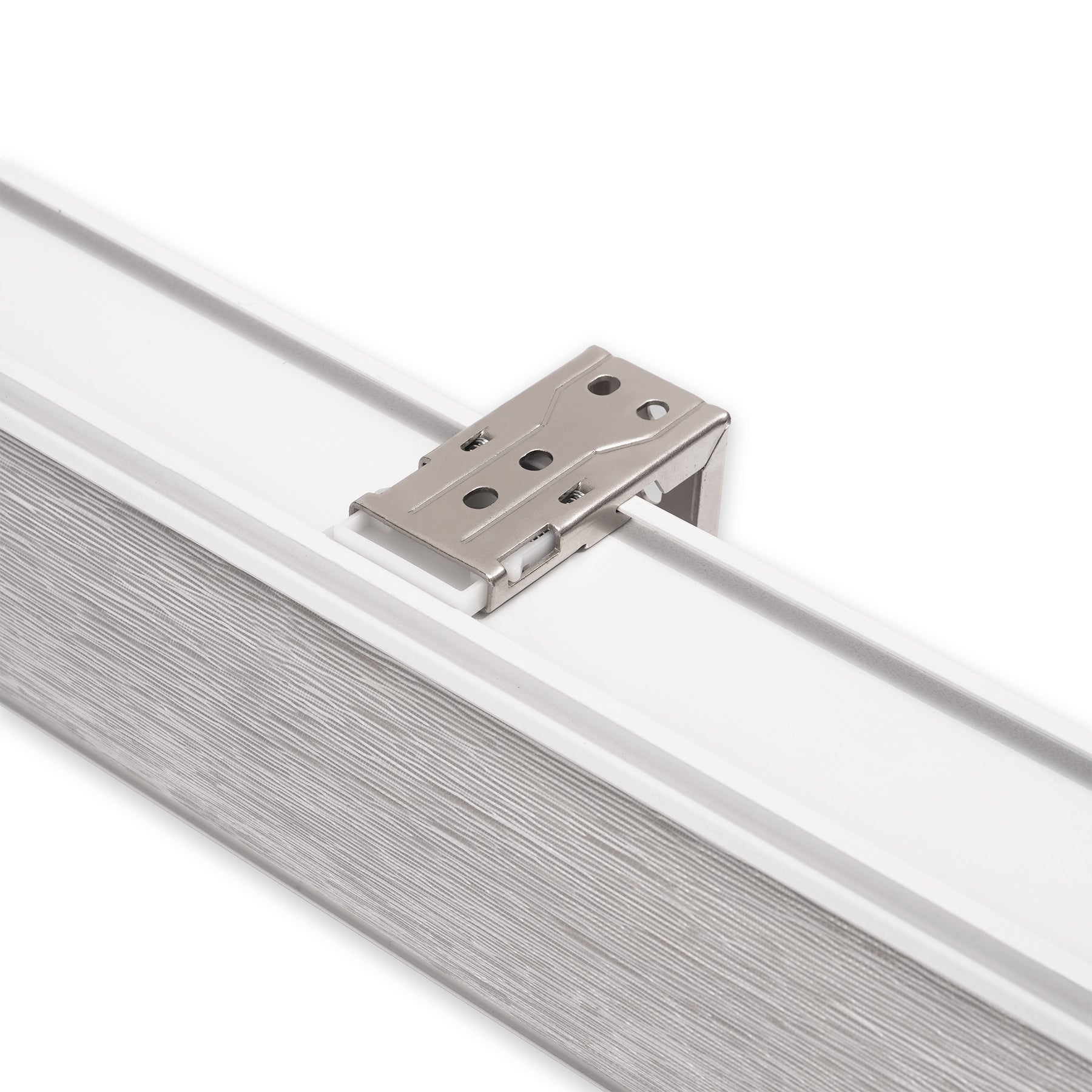 motorized light filtering linen-like bathroom zebra shades bracket