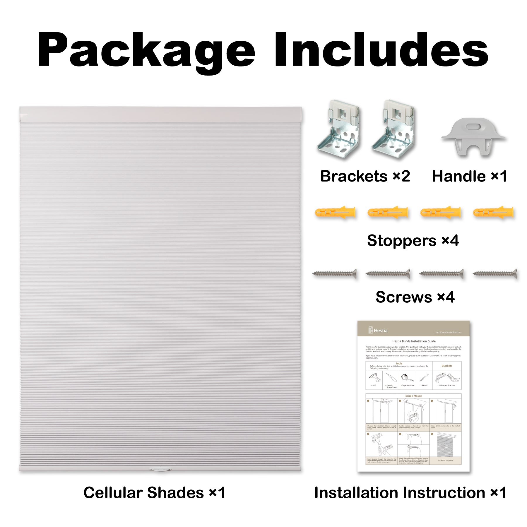 blackout thermal insulated cellular shades for indoor windows packaging