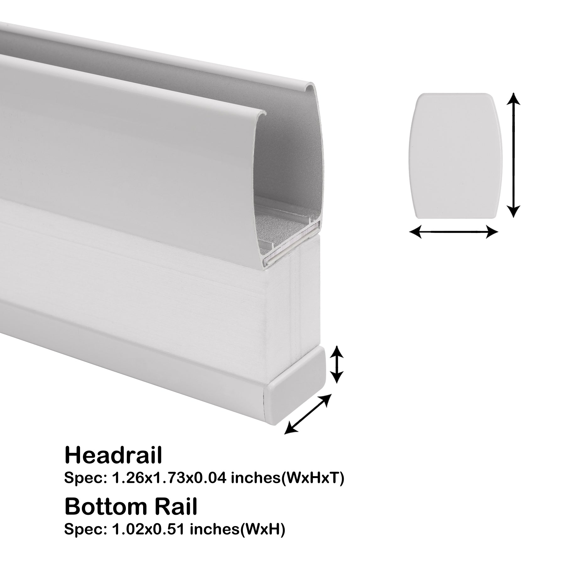 light filtering thermal insulated cellular shades headrail