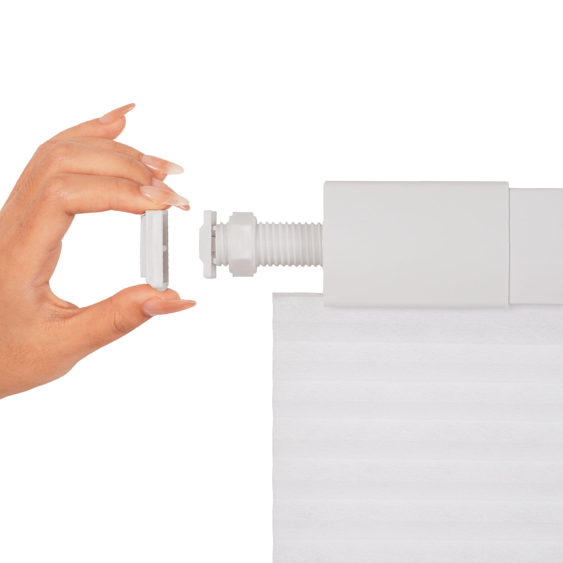 no-drill light filtering thermal insulated cellular shades with no-drill features