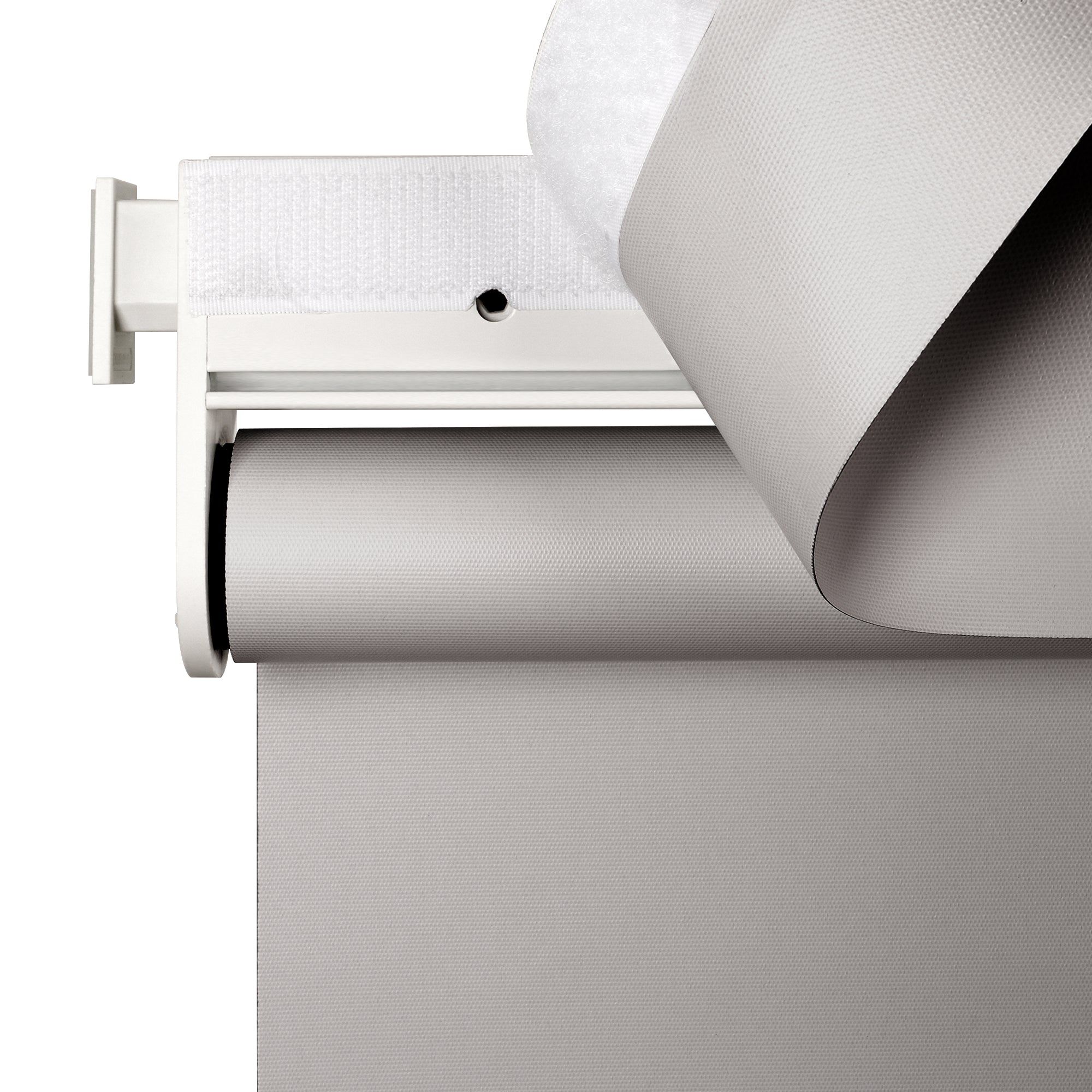 No drill waterproof roller shades with valance