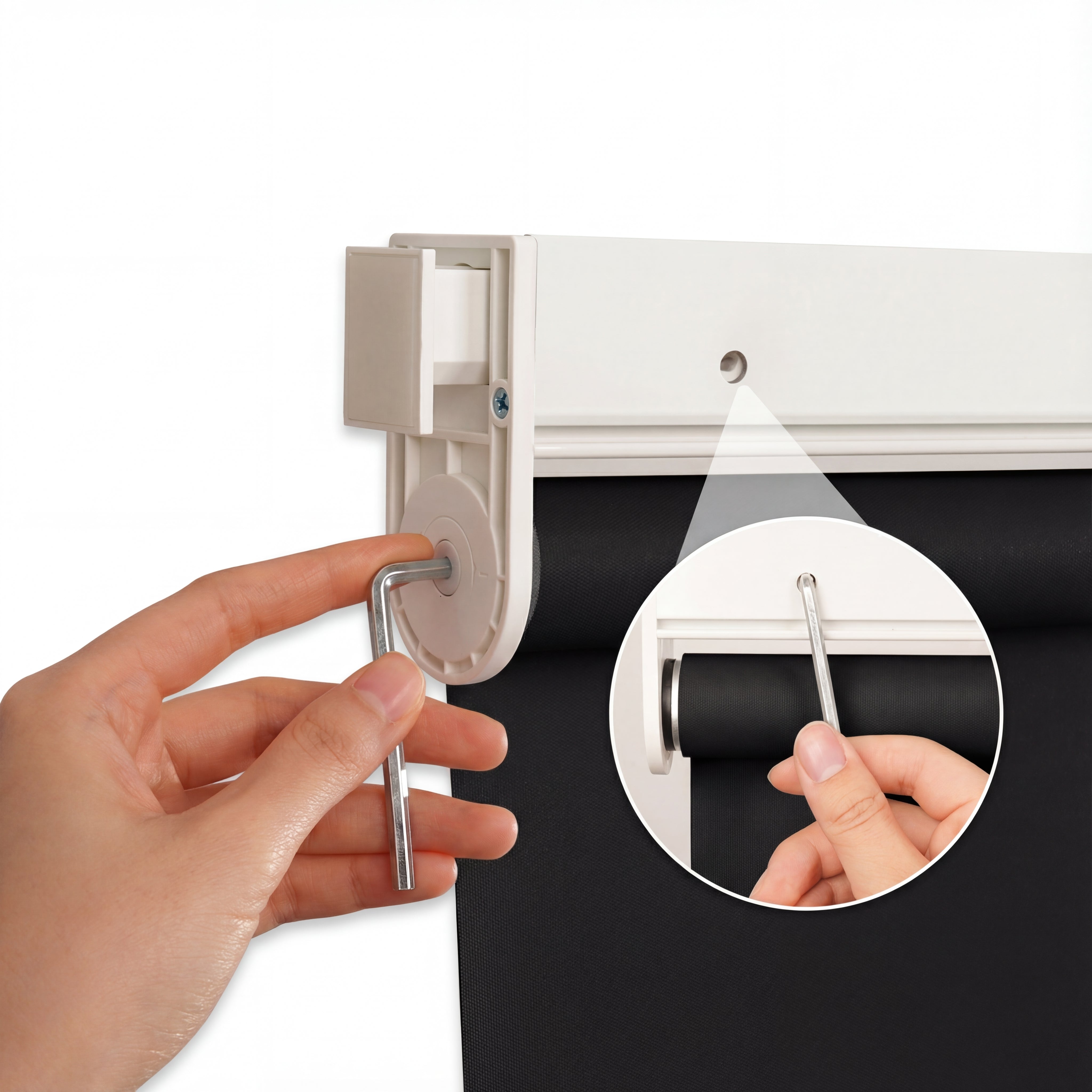 No-Drill Blackout Roller Shades