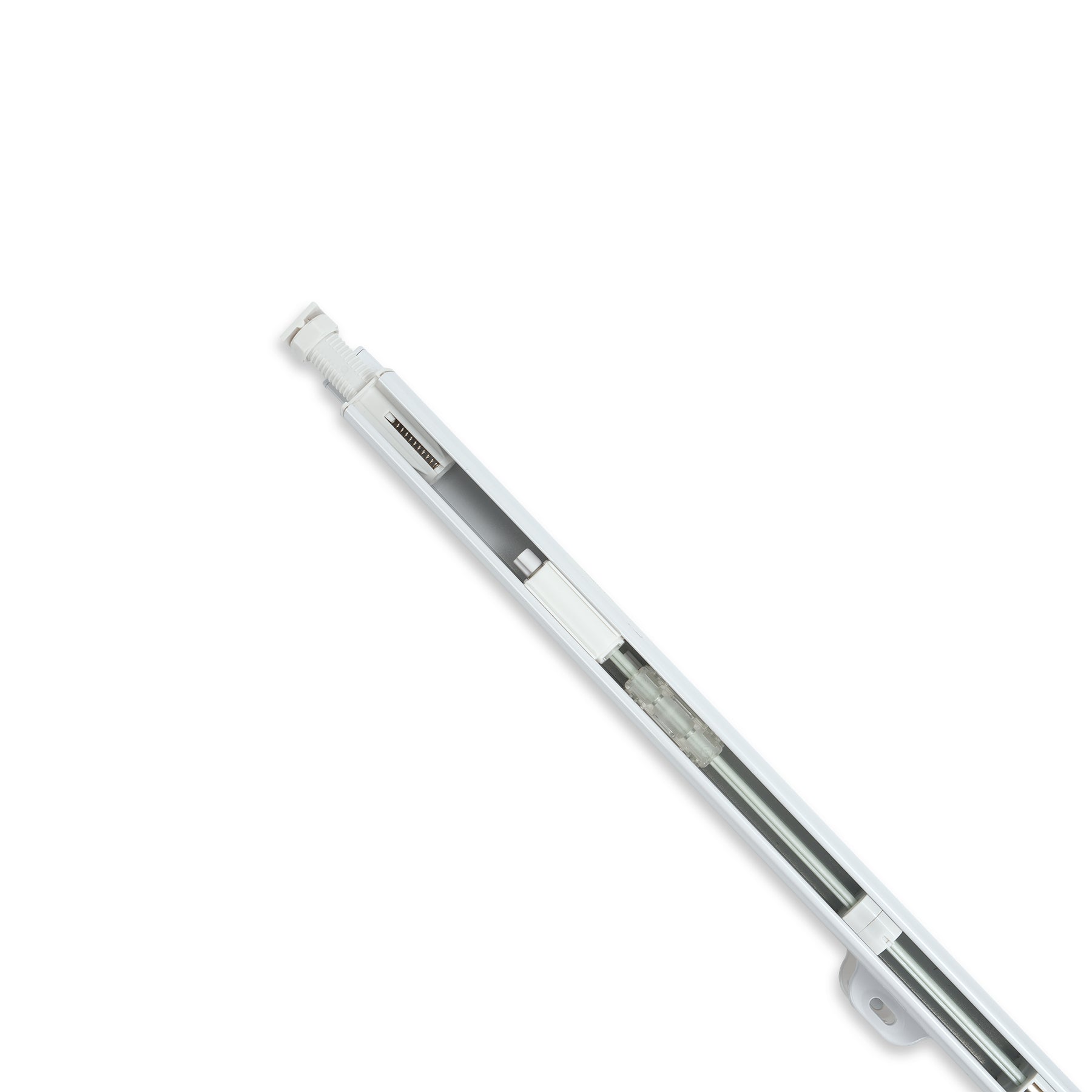 no-drill cordless top down bottom up cellular shades headrail system