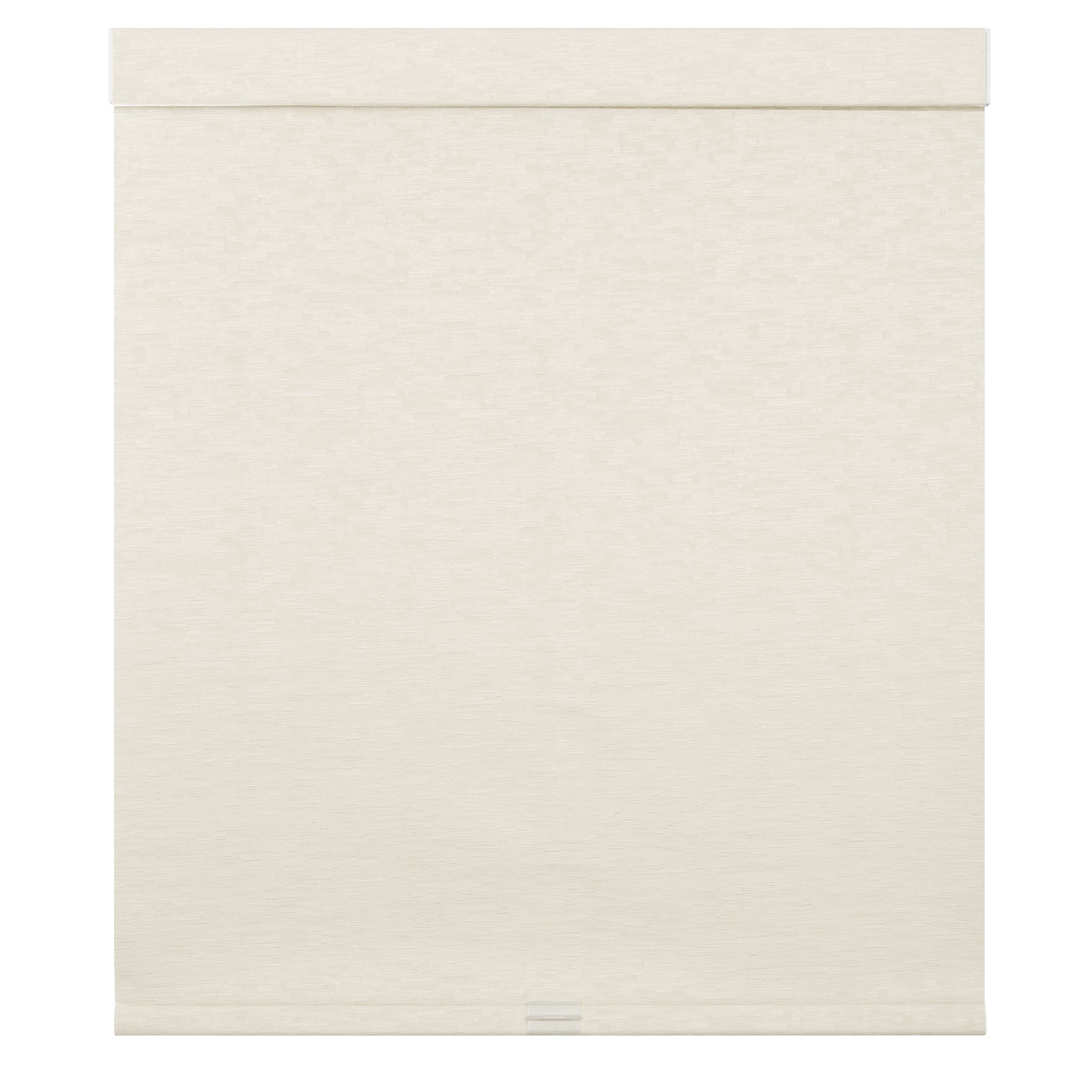 blackout natural linen thermal insulation roller shades — front view
