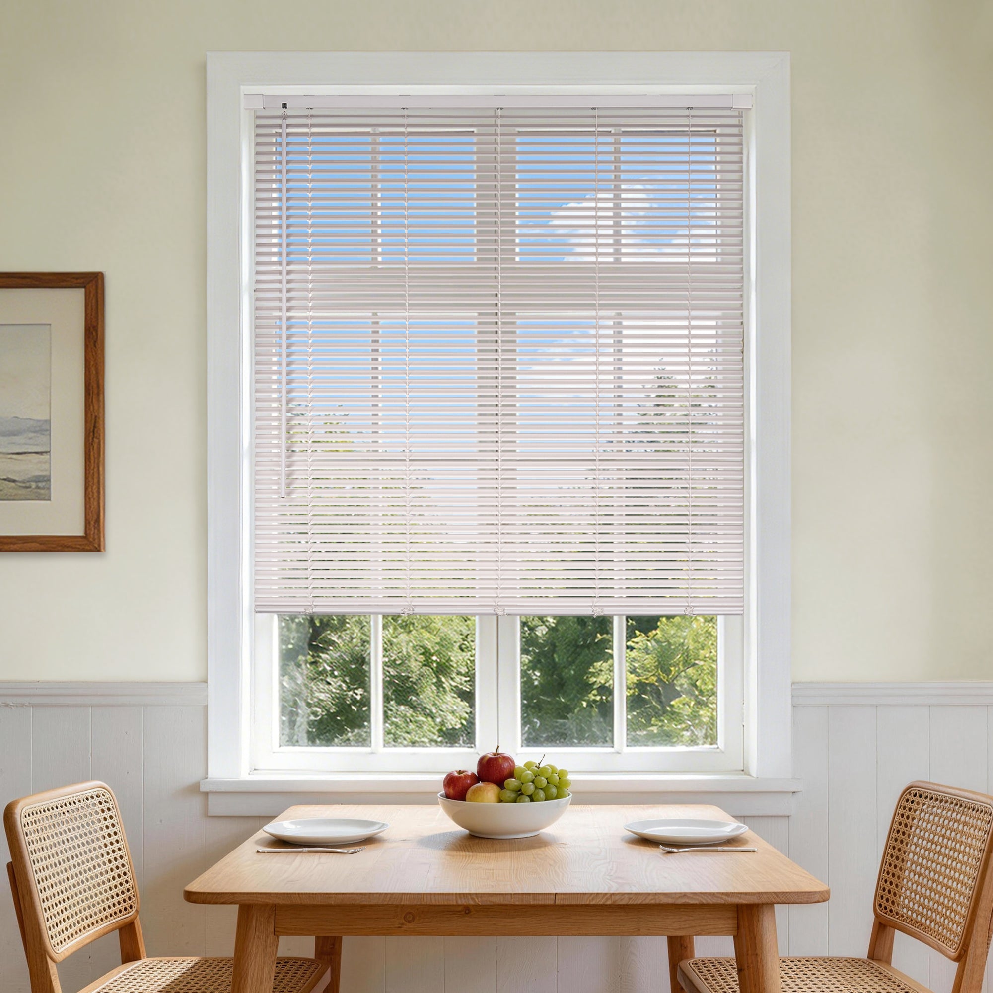No-Drill Waterproof Cordless Mini Blinds