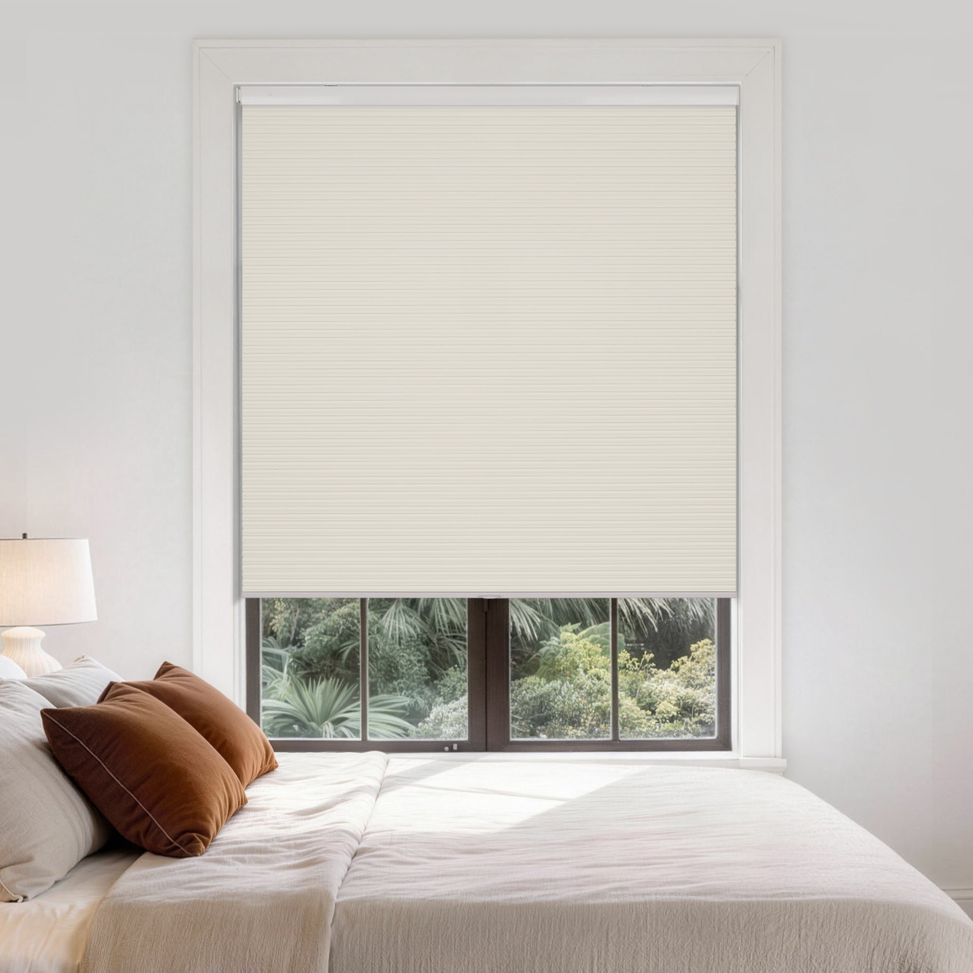 no drilll waterproof cellular shades | Vanilla Ice