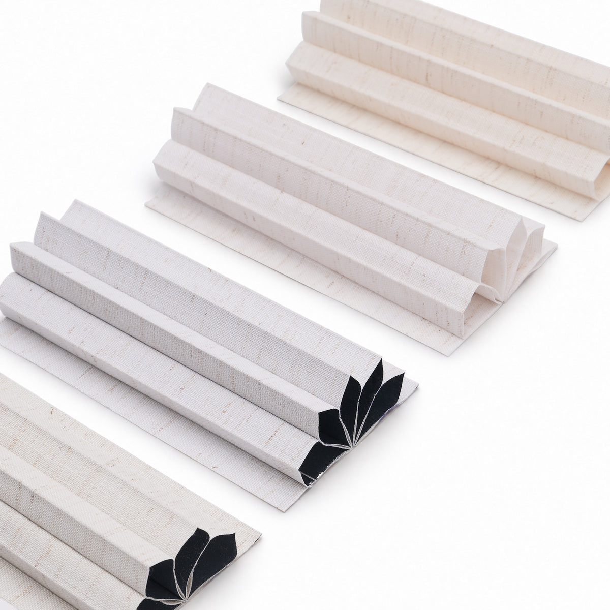 Natural Linen Cellular Shades Fabric Swatches