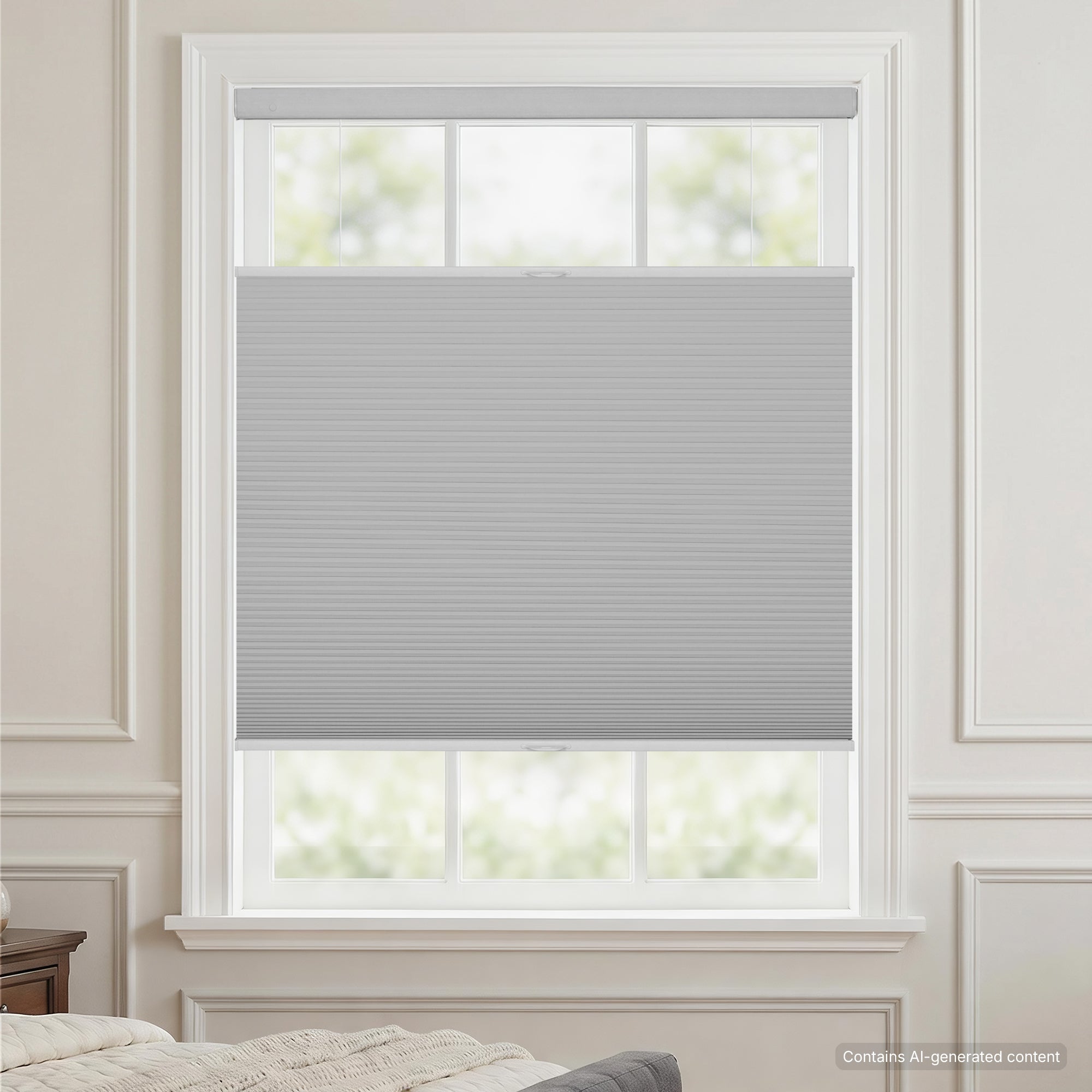 cordless large-cell top down bottom up cellular shades for wide large windows | hestia blinds