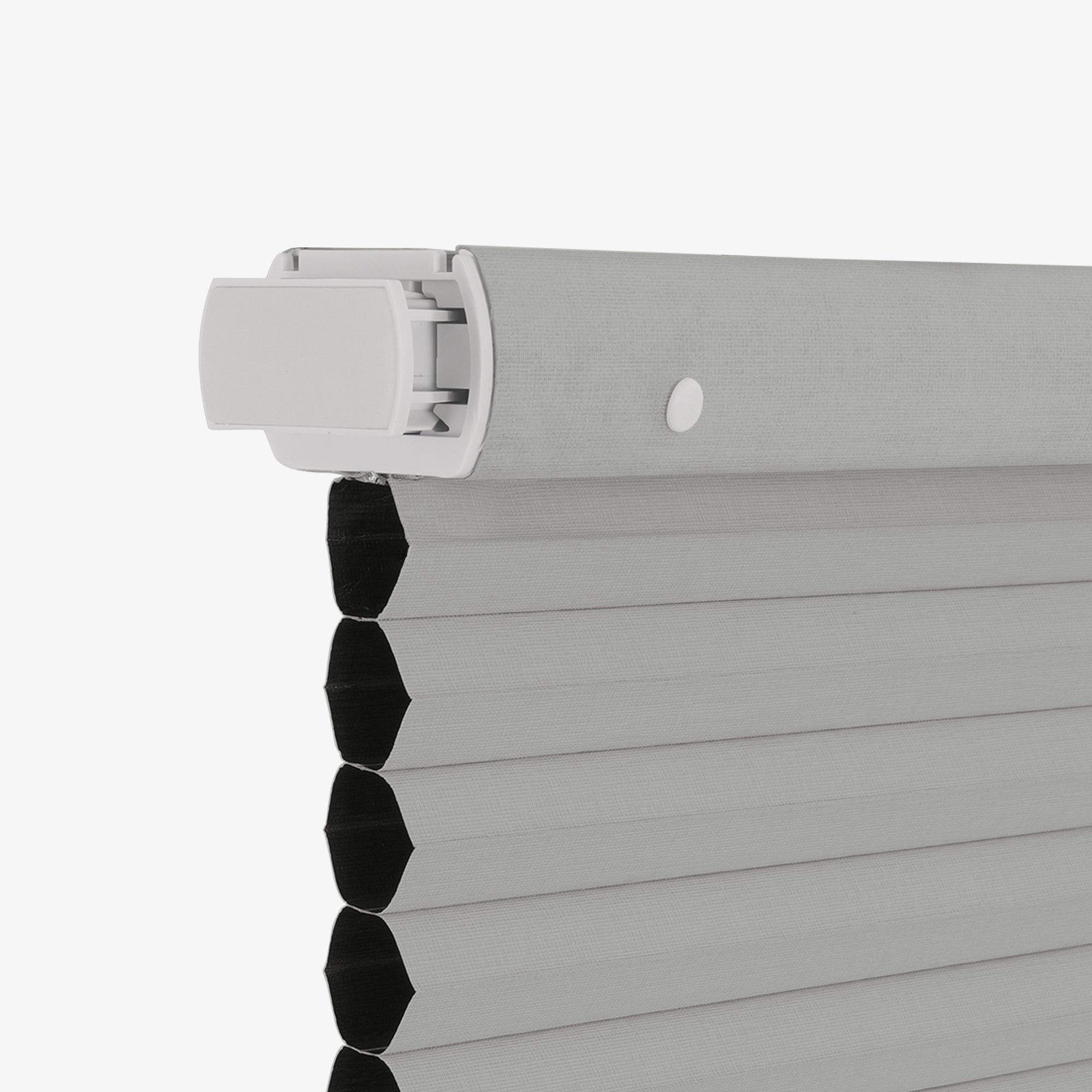 tension rod on no drill large cell cellular window shades | hestia blinds