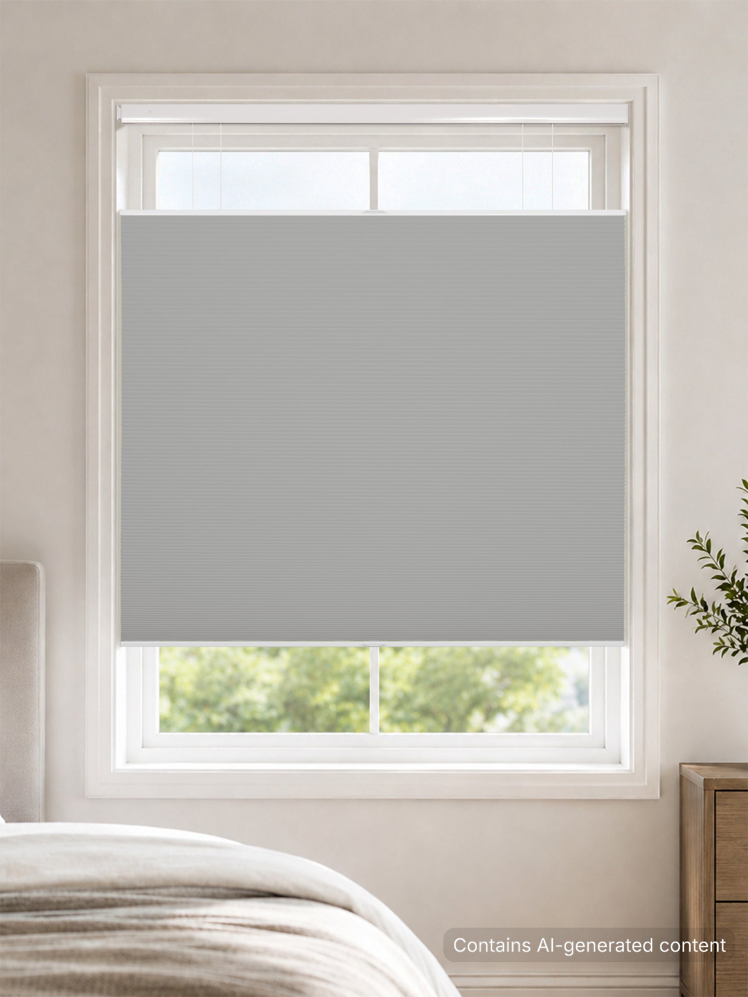 no drill large cell cellular blinds cordless blackout top down bottom up shades for bedroom window | hestia blinds