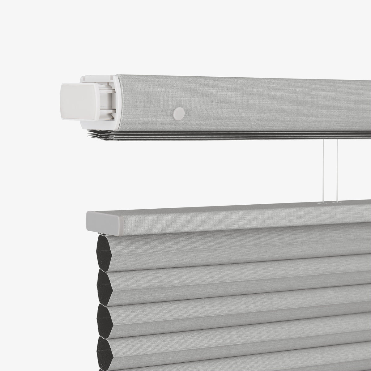 no drill cordles large cell top down bottom up cellular shades tension rod mechanism | hestia blinds