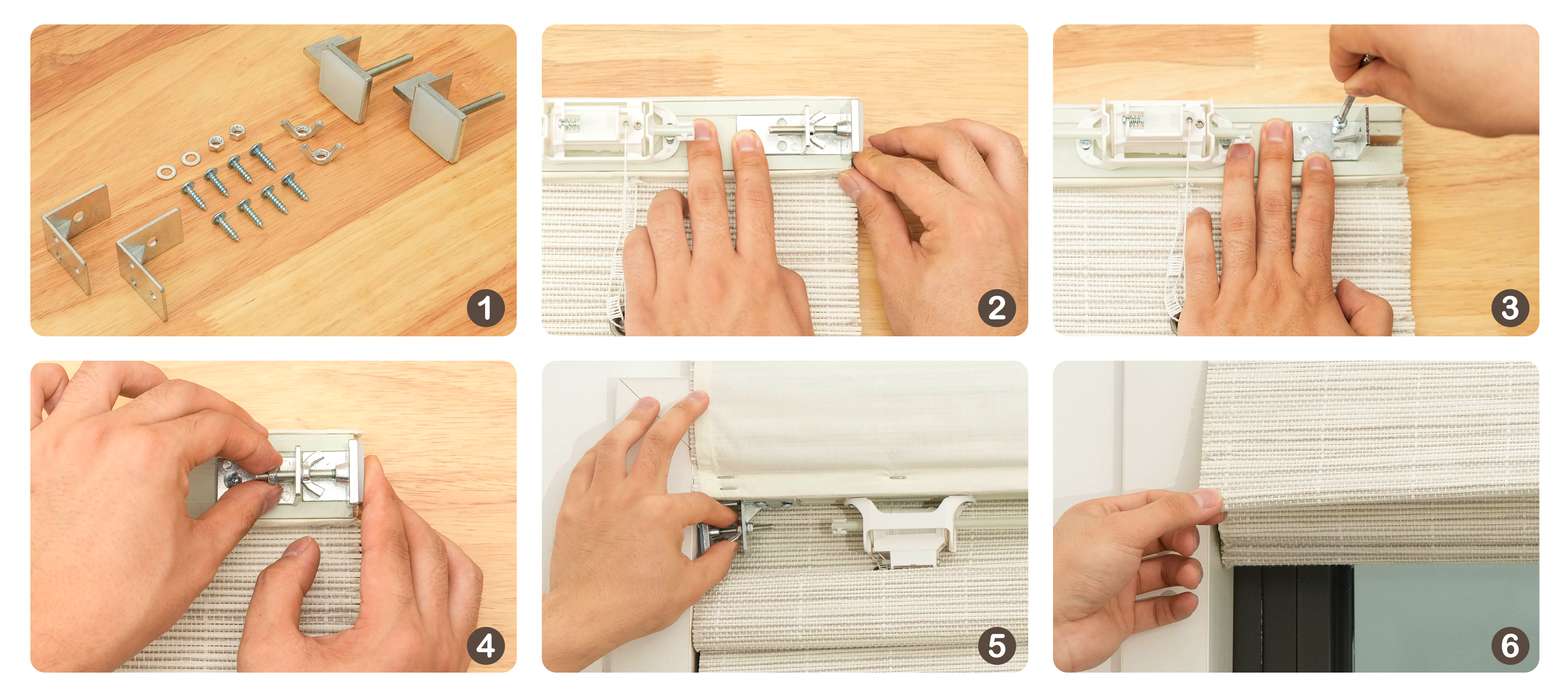 no-drill installation process