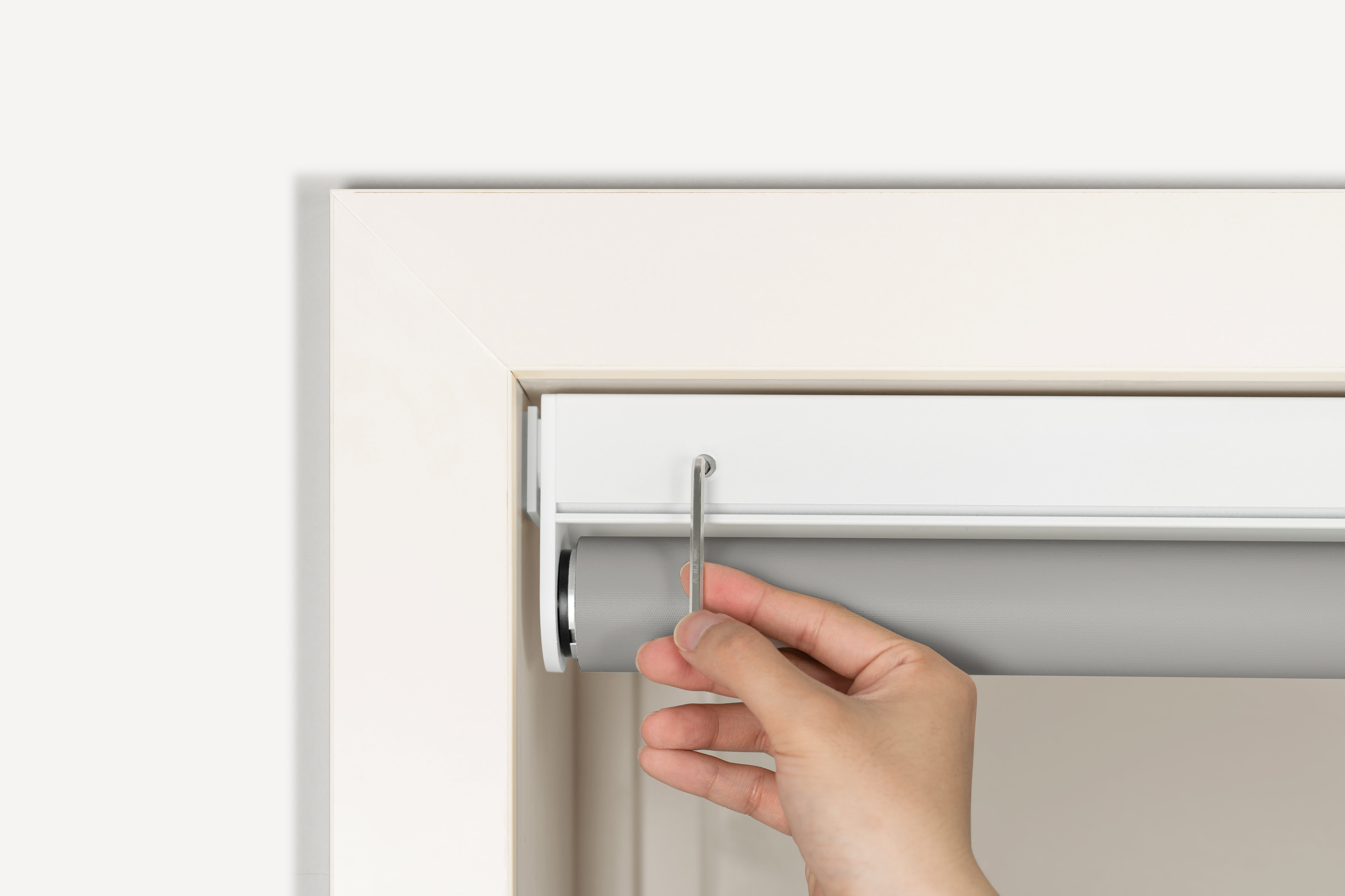 no drill roller shades installation step