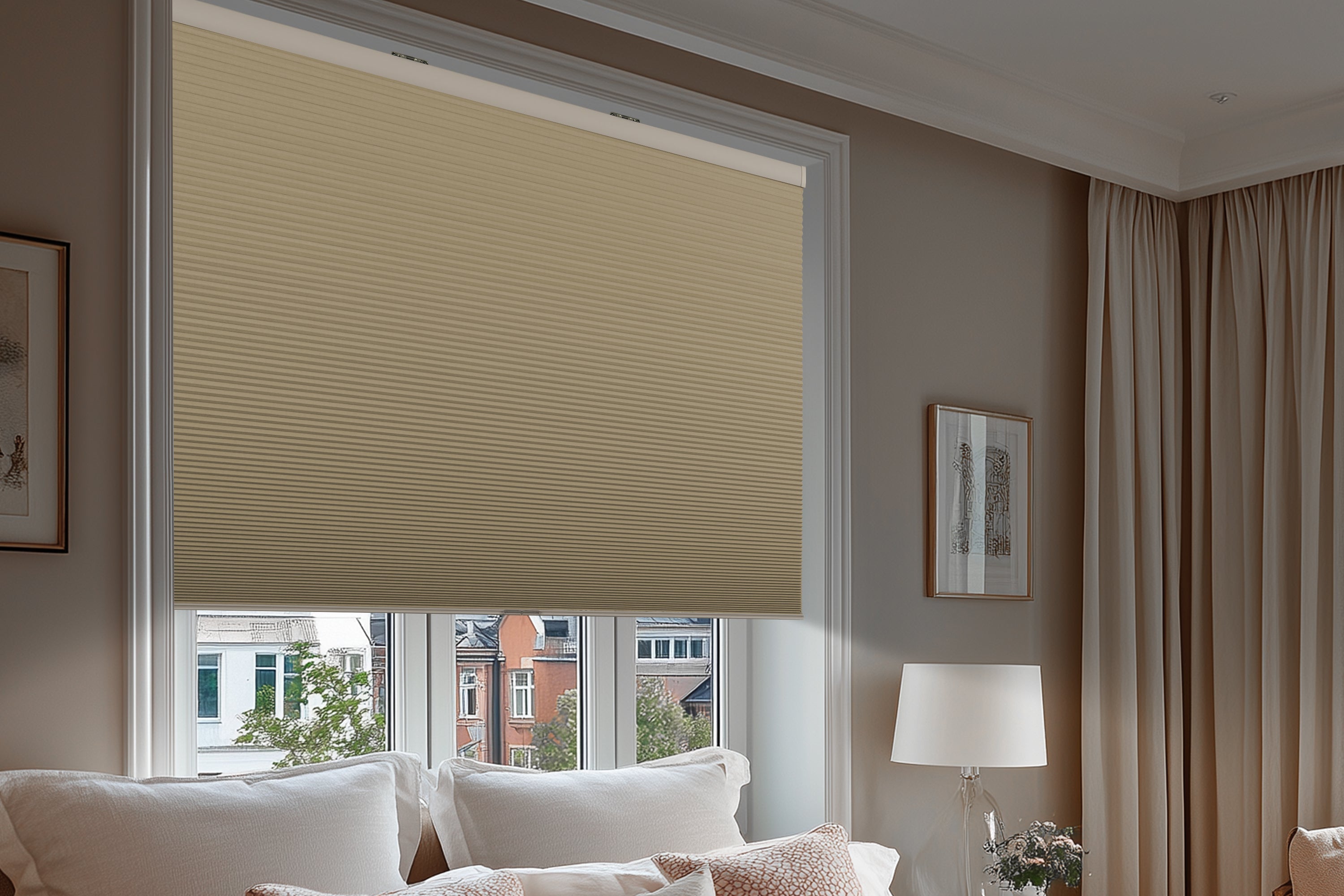 cordless blackout honeycomb shades for bedroom