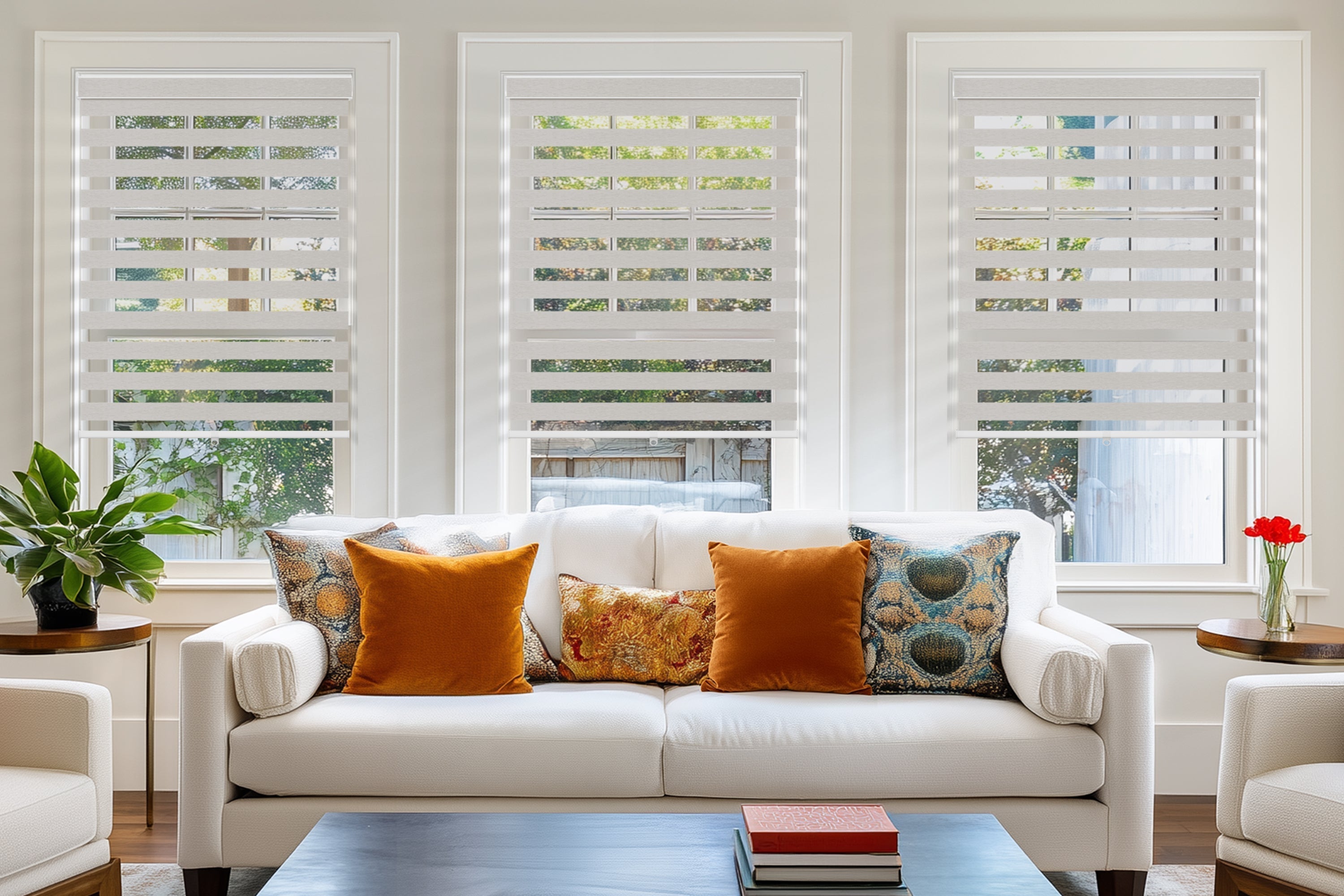 zebra shades light filtering uv blocking privacy protection window blinds for living room