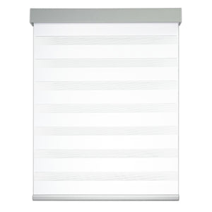 cordless blackout zebra shades - signal white