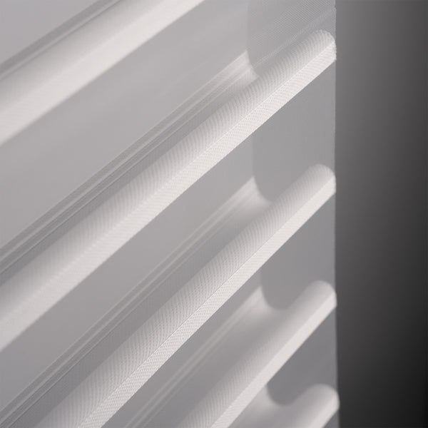 motorized blackout 2-inch Shangri-La shades sheer shades slats and fabric