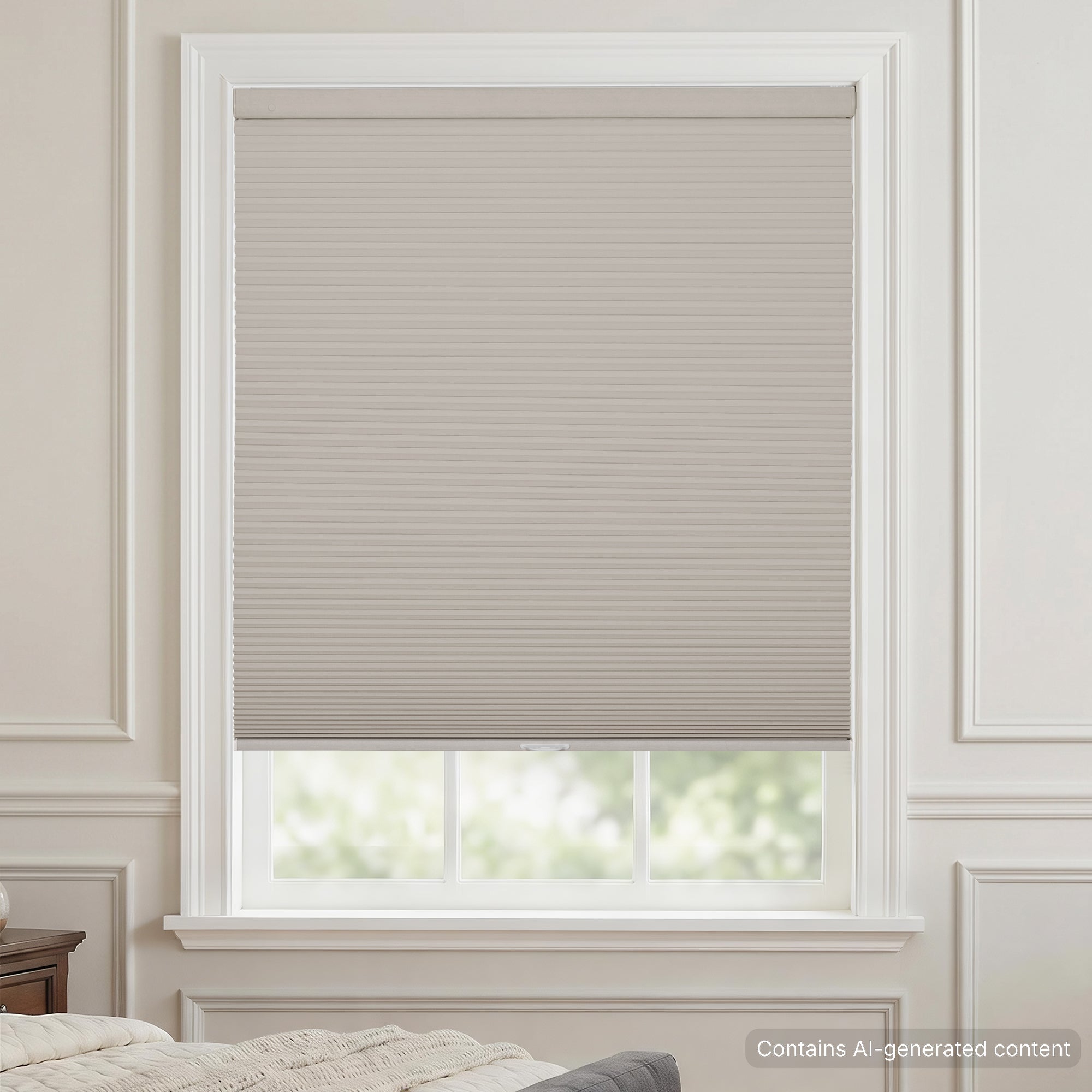 no drill fabric wrapped cellular shades-blackout-color-oatmeal