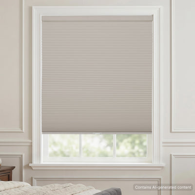 no drill fabric wrapped cellular shades-blackout-color-oatmeal