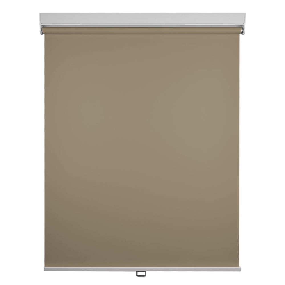 custom cordless free-stop blackout roller shades - beige