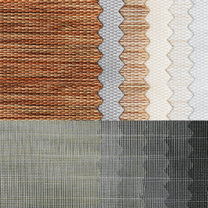 motorized light filtering 2-inch Shangri-La shades sheer shades fabric