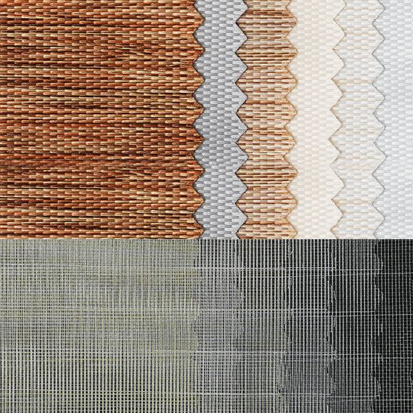motorized light filtering 2-inch Shangri-La shades sheer shades fabric