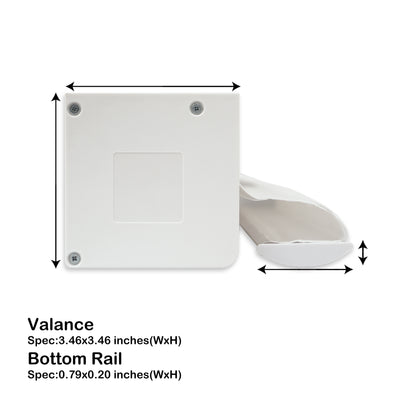 motorized light filtering elegant soft light shangri-la shades sheer shades valance and bottom rail