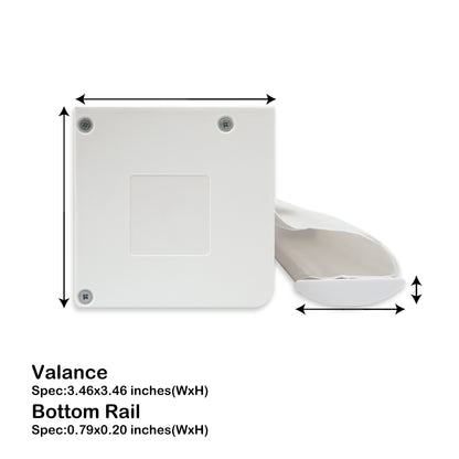 motorized light filtering elegant soft light shangri-la shades sheer shades valance and bottom rail
