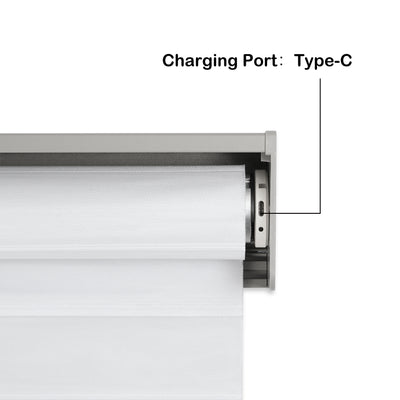 motorized room darkening stylish design shangri-la shades charging port