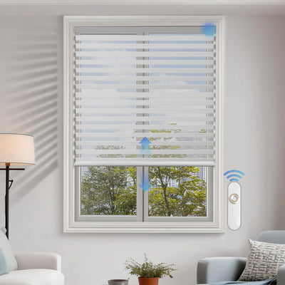 motorized room darkening stylish design shangri-la shades in a living room