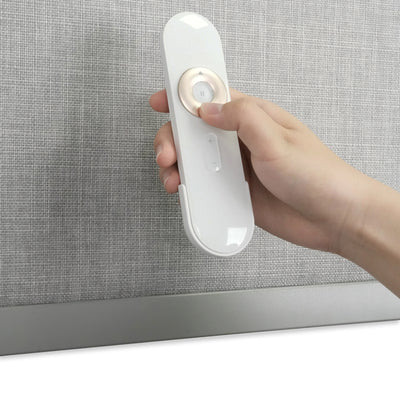 motorized blackout linen-like solar roller shades with motorized system