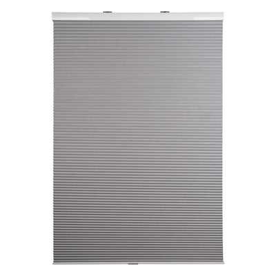 blackout modern minimalist summer cooling cellular shades - concrete gray