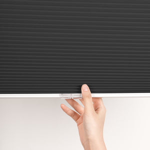 cordless energy-efficient blackout cellular shades - pull to lower and raise