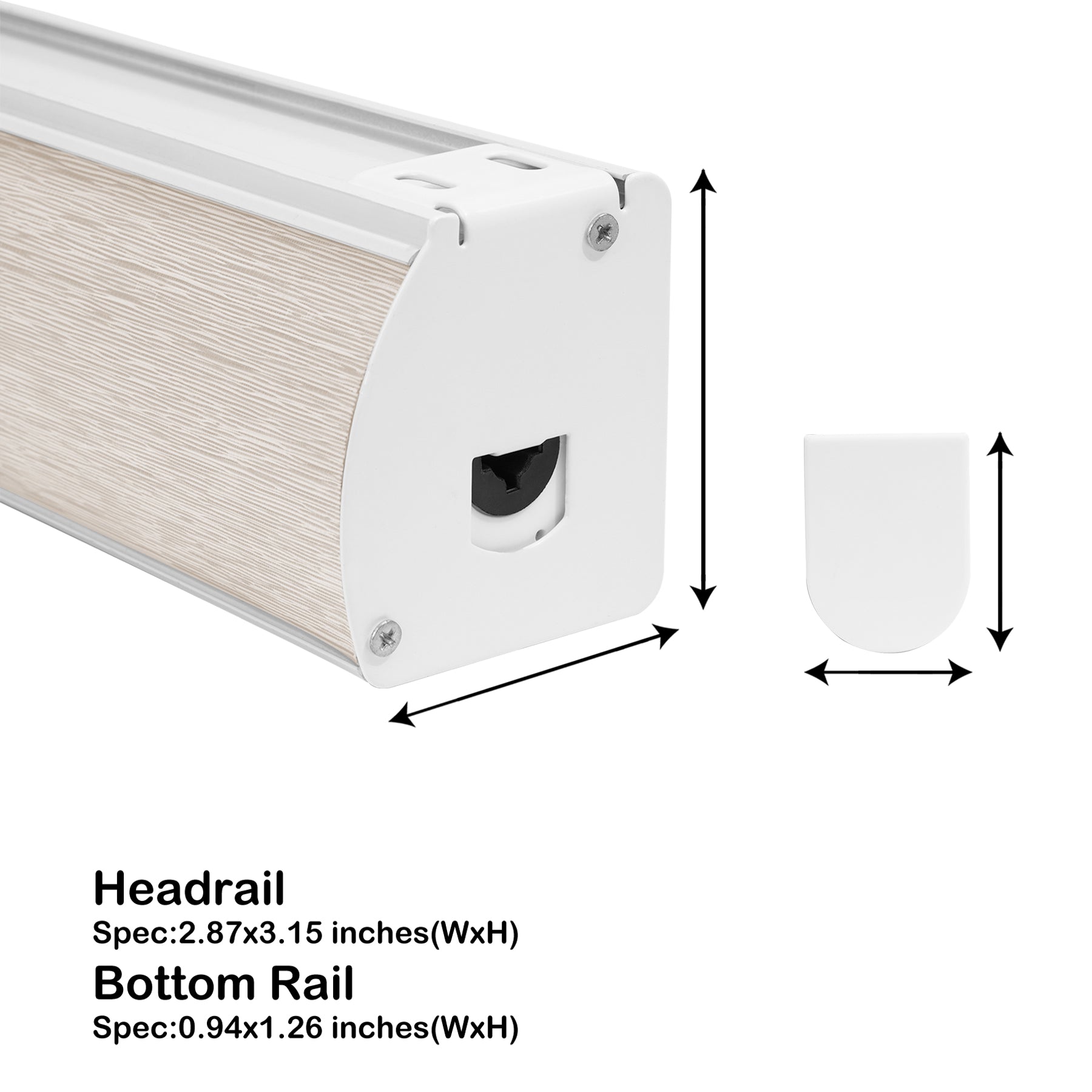 light filtering linen-like bathroom zebra shades headrail