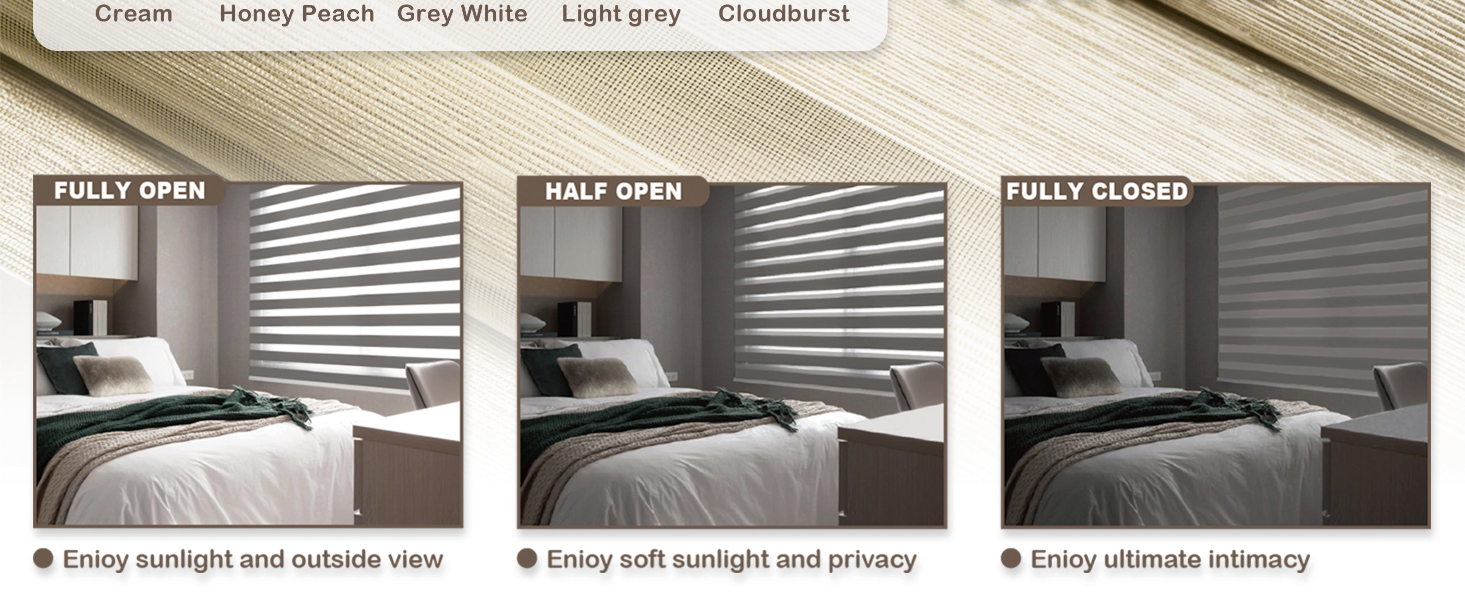 zebra shades Hestia Blinds