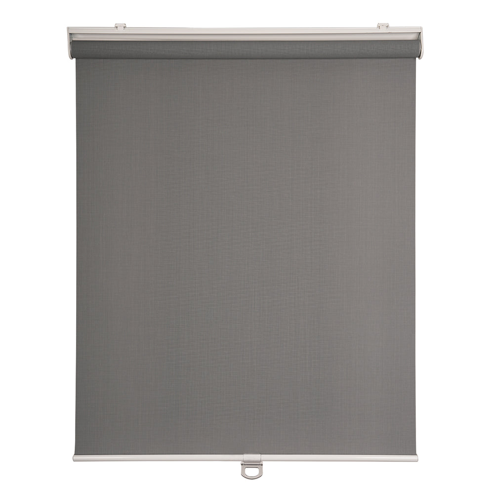 cordless lightweight light filtering roller shades - pearl dark gray