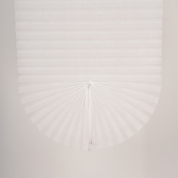 no-drill light filtering pleated paper shades fanshaped style