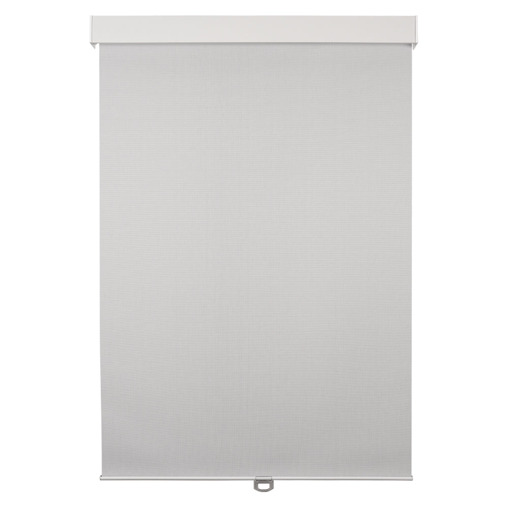 cordless room darkening waterproof roller shades - silver gray