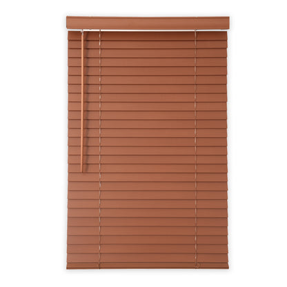room darkening natural eco-friendly wood blinds - brown beige