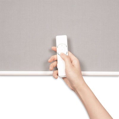 motorized light filtering waterproof kitchen roller shades with remote