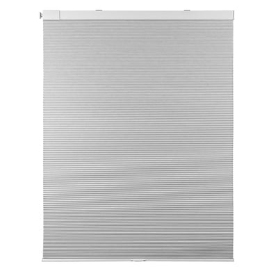 no-drill blackout thermal insulated cellular shades - papyrus white