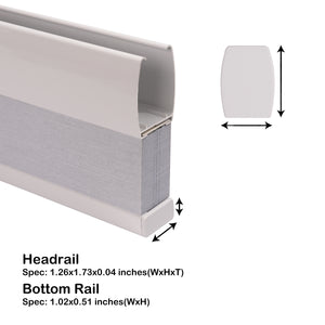 cordless blackout cellular shades for indoor windows headrail